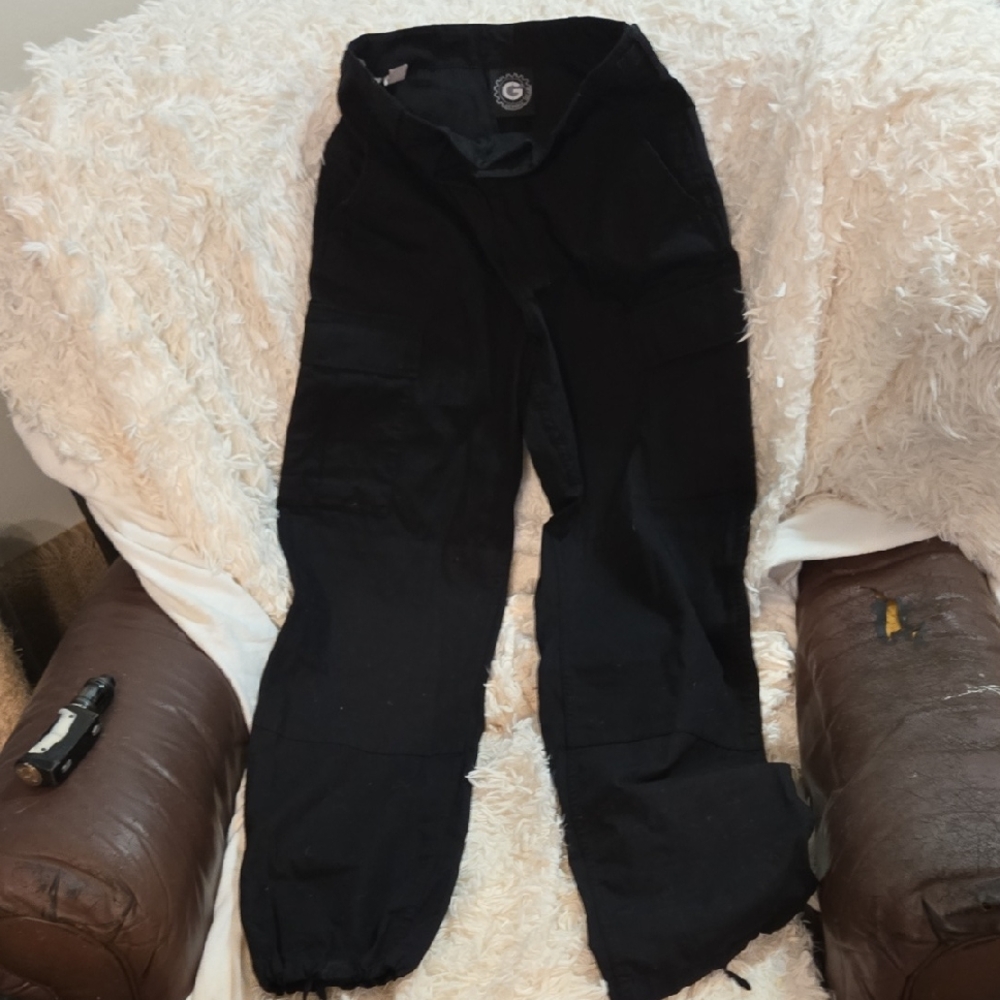 Men's Black Cargo Pants